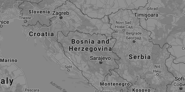 Bosnia and Herzegovina map